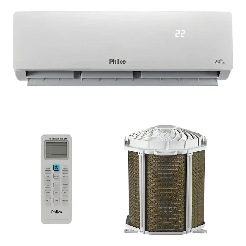 Ar Condicionado Split Inverter 18000 Btus Pac18qc Quente E Frio Philco Hi Wall — 220v