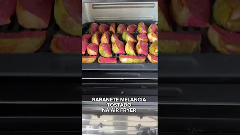 Rabanete Melancia Tostado na Air Fryer