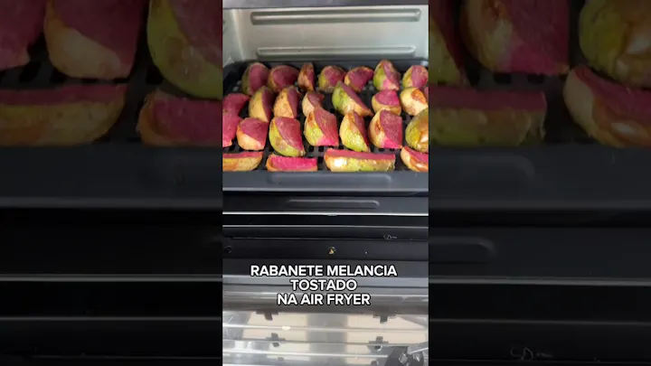 Vídeo: Rabanete Melancia Tostado na Air Fryer