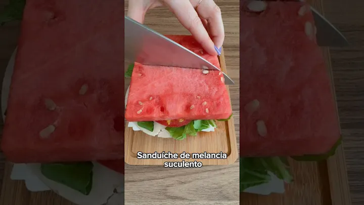 Vídeo: Sanduíche de Melancia
