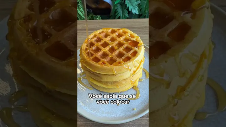 Vídeo: Waffle de Milho