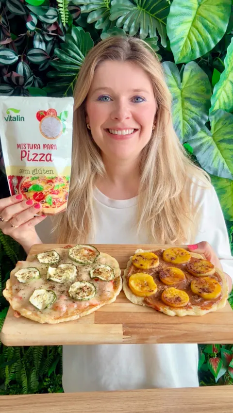 Pizza de Frigideira Sem Glúten
