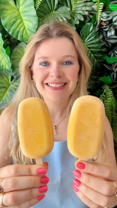 Sorvete de Manga com Leite de Coco