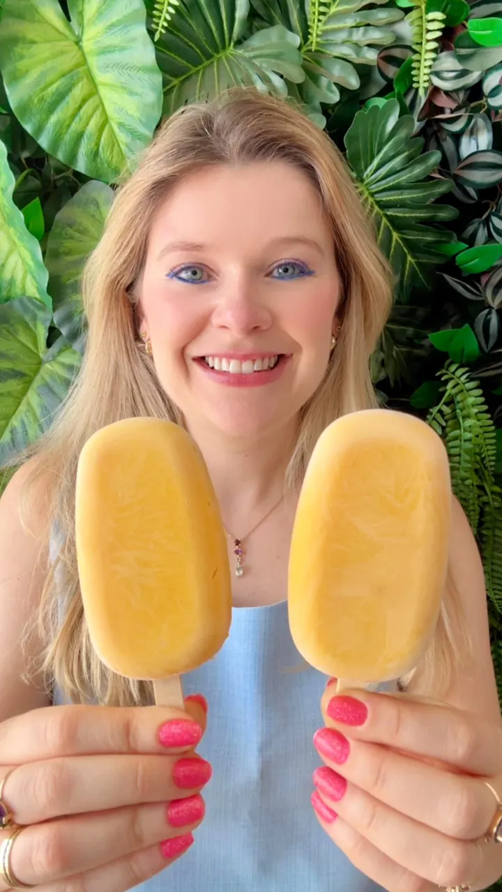 Vídeo: Sorvete de Manga com Leite de Coco