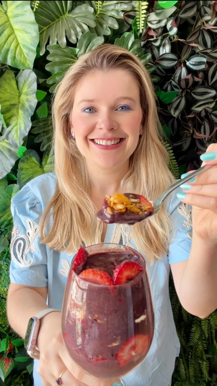 Vídeo: Taça de Açaí Saudável com Whey e Granola