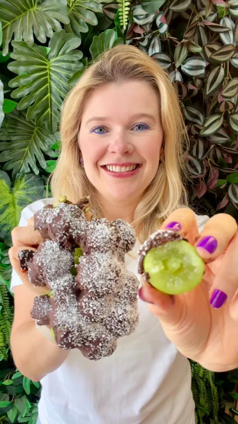 Doce de Uva Saudável com Chocolate e Coco