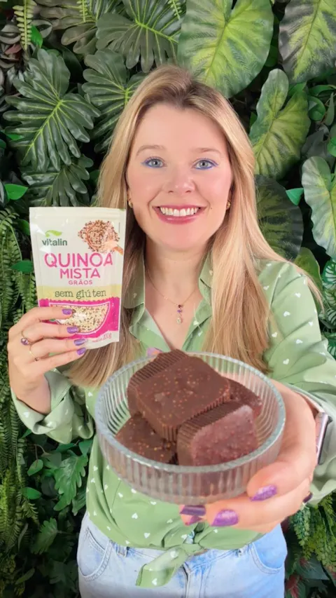 Bombom Crocante de Quinoa