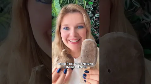 Picolé de Alho Negro com Mel e Iogurte