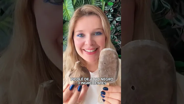 Vídeo: Picolé de Alho Negro com Mel e Iogurte