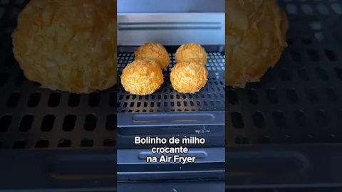 Bolinho de Milho Crocante na Air Fryer