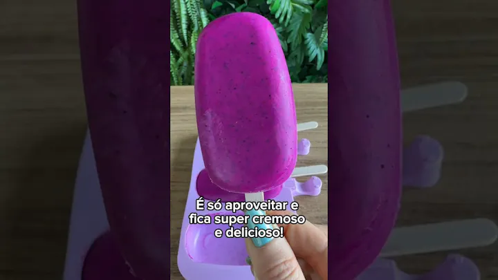 Vídeo: Picolé de Pitaia com Leite Ninho