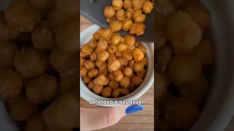 Grão de Bico Crocante na Air Fryer