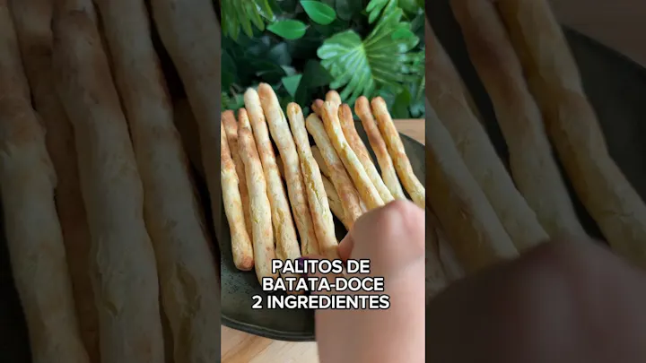 Vídeo: Palitos de Batata Doce com 2 Ingredientes