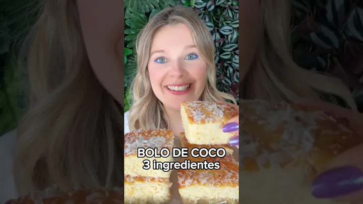 Vídeo: Bolo de Coco com Três Ingredientes