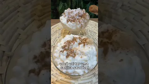Canjica Saudável com Leite de Coco