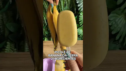 Picolé de Banana da Terra