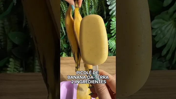 Vídeo: Picolé de Banana da Terra