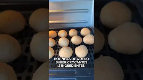 Bolinhas de Queijo Crocantes de Air Fryer