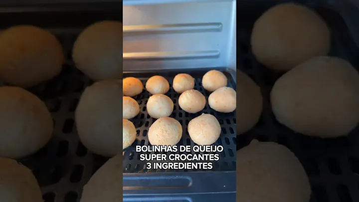 Vídeo: Bolinhas de Queijo Crocantes de Air Fryer