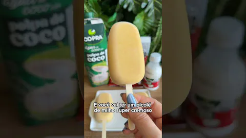 Picolé de Milho com Coco