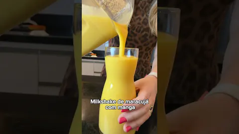 Milkshake de Maracujá com Manga
