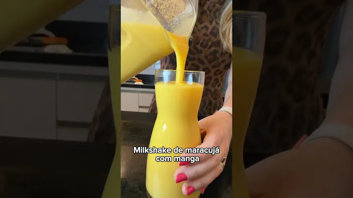 Vídeo: Milkshake de Maracujá com Manga