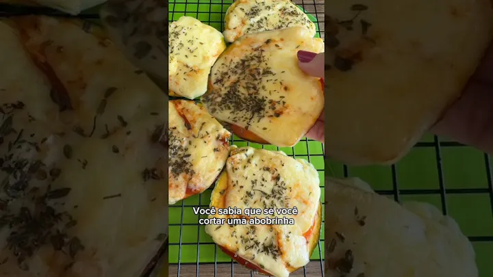 Vídeo: Mini Pizza de Abobrinha na Air Fryer