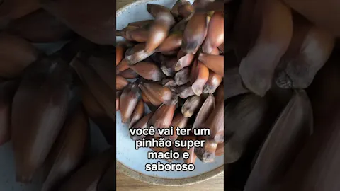Pinhão na Air Fryer
