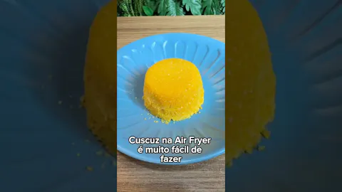 Cuscuz na Air Fryer com Queijo
