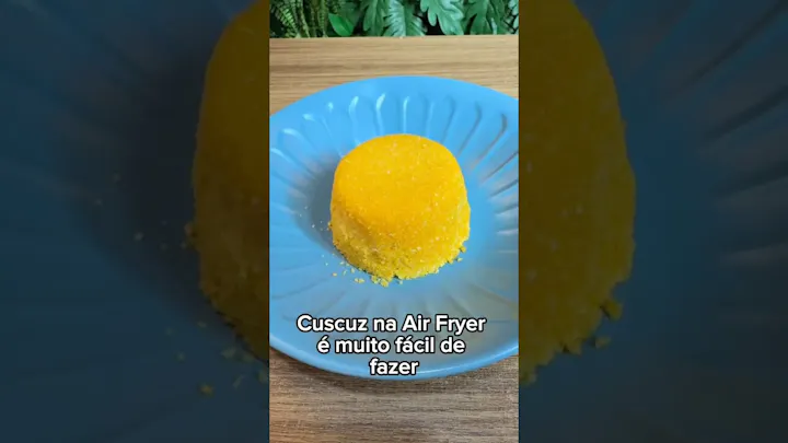 Vídeo: Cuscuz na Air Fryer com Queijo