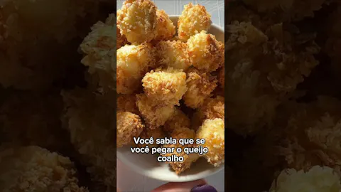 Queijo Coalho Empanado na Air Fryer