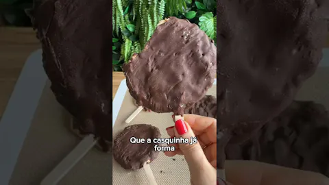 Picolé de Paçoca Caseiro