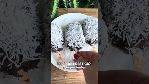 Picolé de Prestígio com 3 Ingredientes