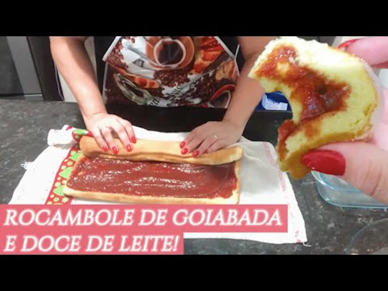 Vídeo: Rocambole de Doce de Leite e Goiabada