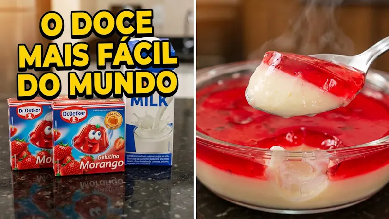 Creme com Gelatina
