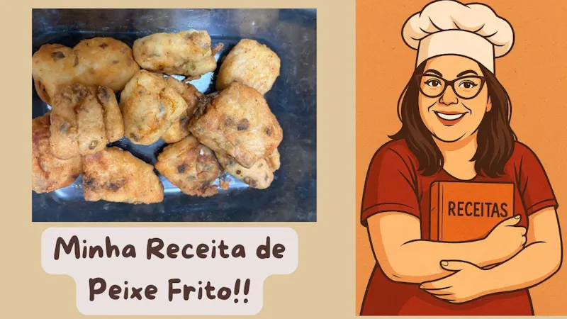 Peixe Frito Crocante com Crostinha Sequinha