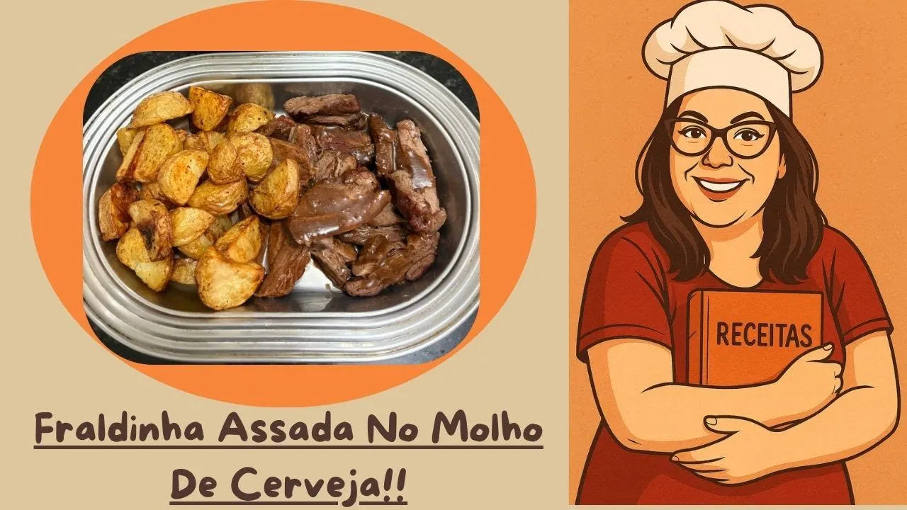 Vídeo: Fraldinha Assada no Molho de Cerveja com Batatinhas