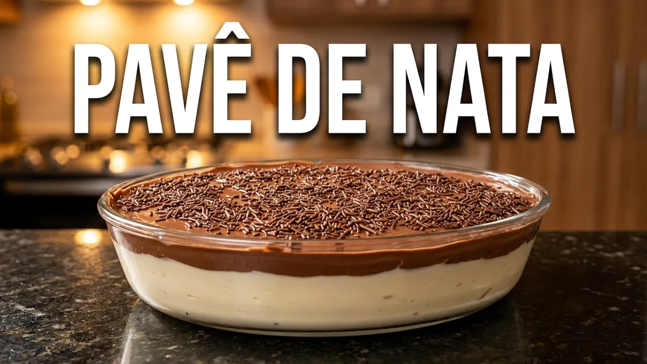 Vídeo: Pavê de Nata com Cobertura de Ganache