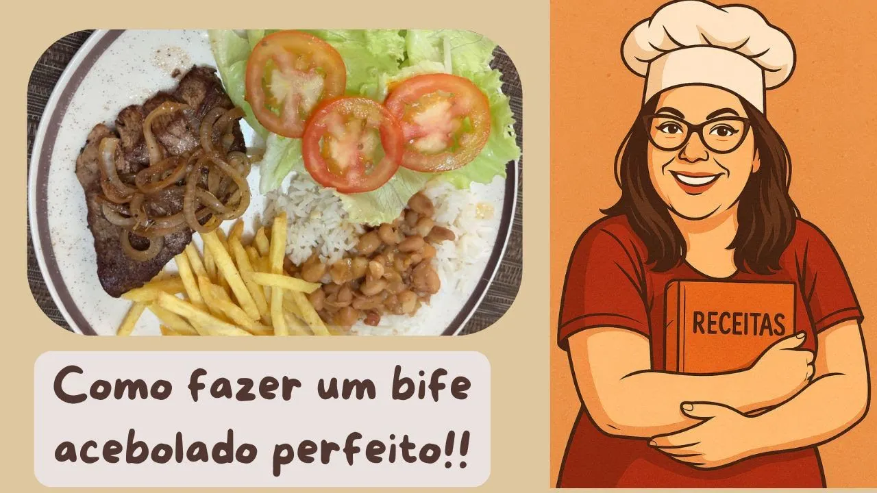 Vídeo: Bife Acebolado
