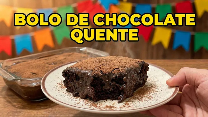 Bolo Chocolate Quente