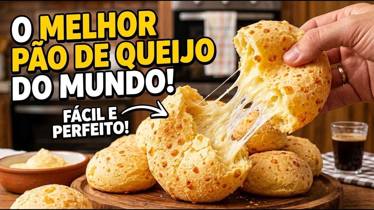Vídeo: Pão de Queijo Caseiro