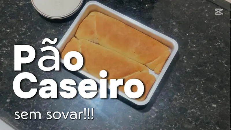 Pão Caseiro Sem Sovar com Técnica de Dobras