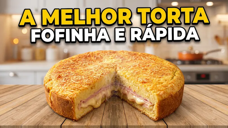 Torta Salgada de Liquidificador (Feita na Mão)