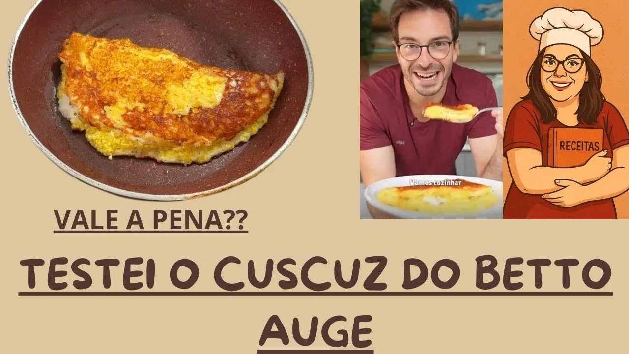 Vídeo: Cuscuz de Frigideira com Crostinha de Queijo