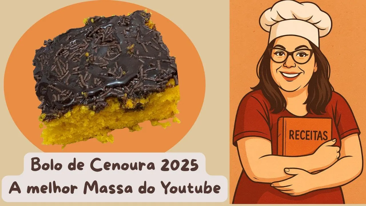 Vídeo: Bolo de Cenoura com Calda de Chocolate