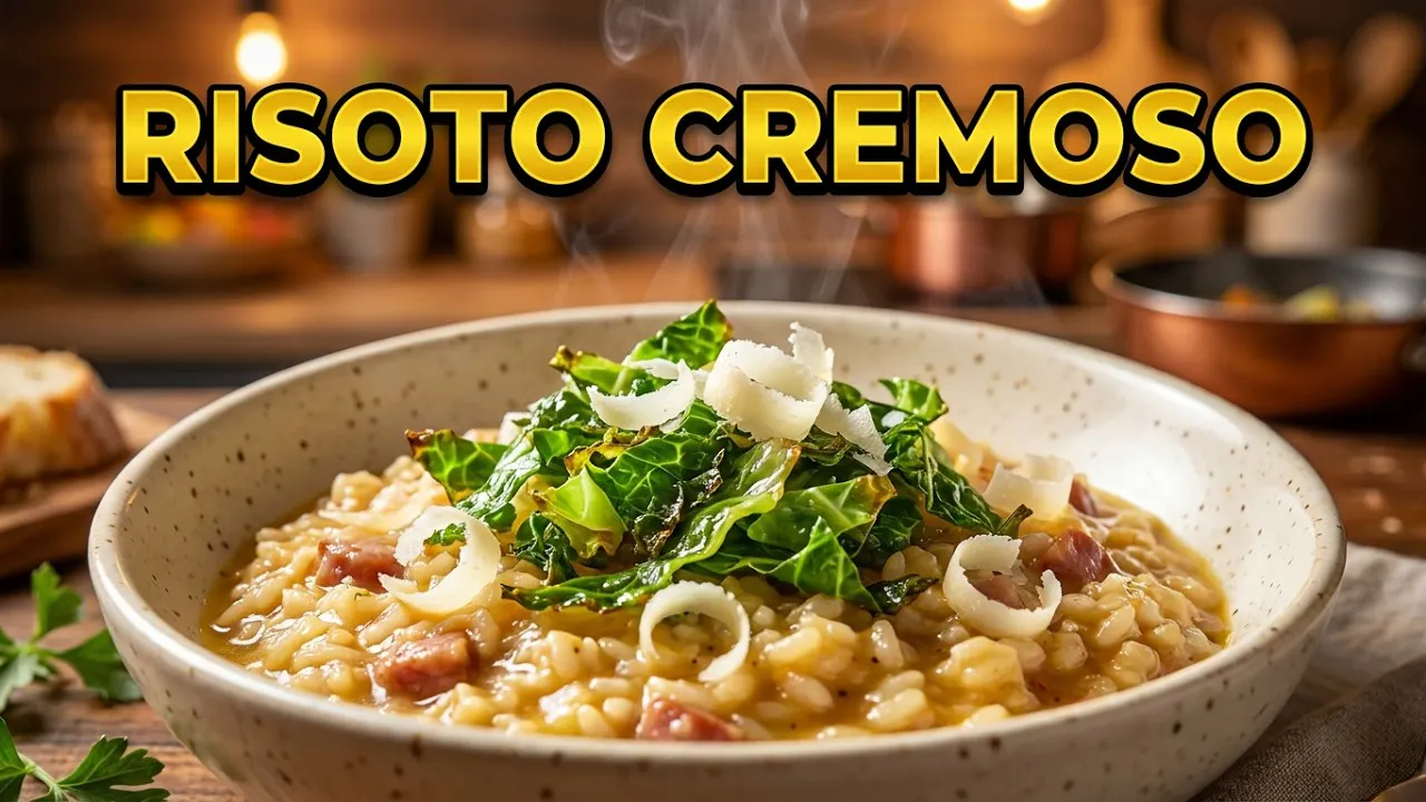 Vídeo: Risoto de Calabresa com Crispy de Couve e Parmesão