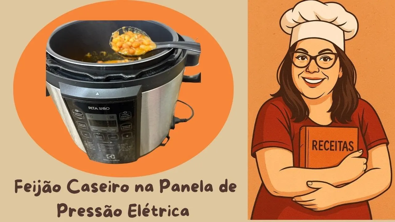 Vídeo: Feijão Carioca na Panela de Pressão Elétrica