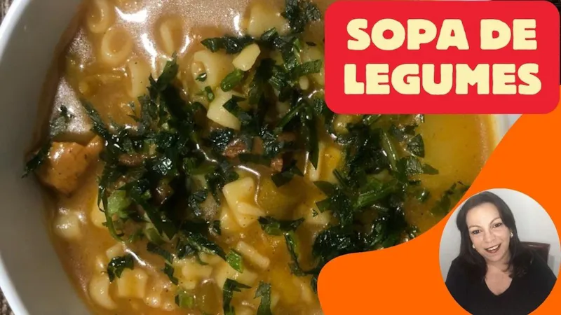 Sopa de Legumes com Carne e Macarrão