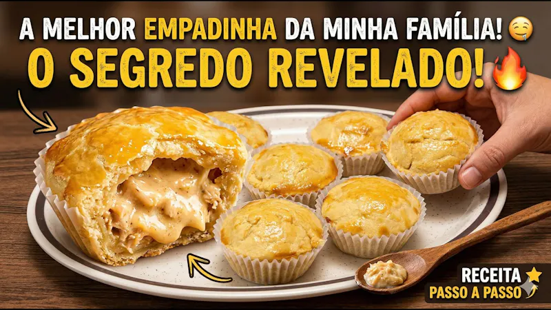 Empadinhas de Frango com Massa Podre