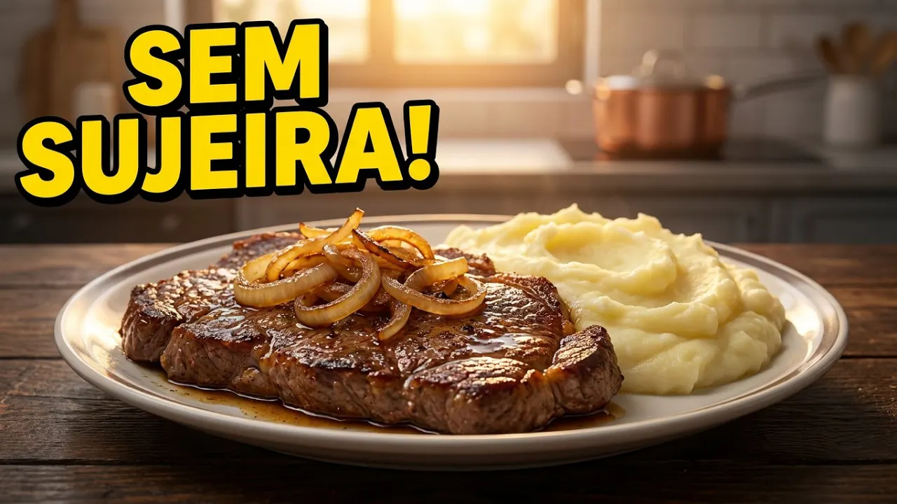 Vídeo: Bife Acebolado na Panela de Pressão